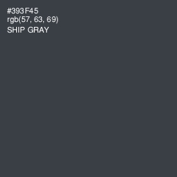 #393F45 - Ship Gray Color Image
